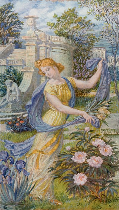 Allegory of Spring by Eugene Grasset